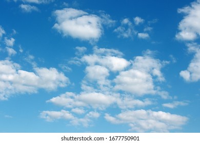 Blank Sky Surface Small Clouds Stock Photo 1677750901 | Shutterstock