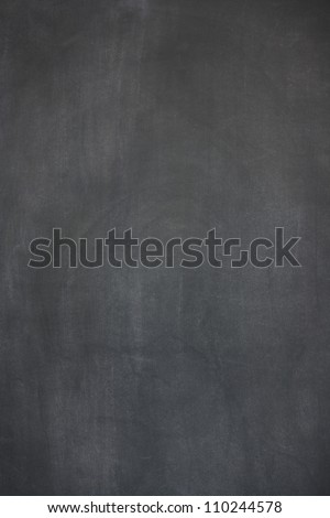 blank slightly dirty blackboard / chalkboard