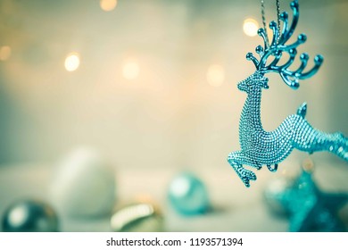 blank space and Christmas decoration for background