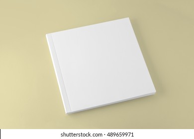 Blank Square Cover Book Template