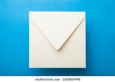 Blank Square Envelope Mockup.