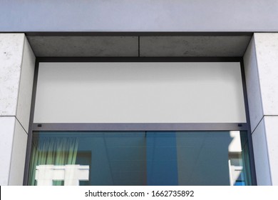 Blank Store Signage Sign Design Mockup Isolated, Clear Shop Template. Street Hanging Mounted On The Wall. Signboard For Logo Presentation. Metal Cafe Restaurant Bar Plastic Badge Black White. 