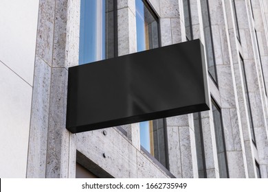 Blank Store Signage Sign Design Mockup Stock Photo 1662735949