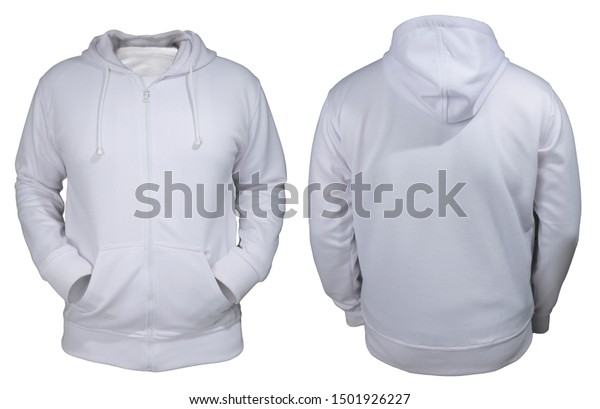 Download Blank Sweatshirt Mock Front Back View Stock Photo (Edit Now) 1501926227