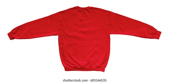 blank red sweatshirt