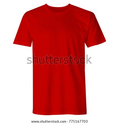 Blank t shirt template in white background