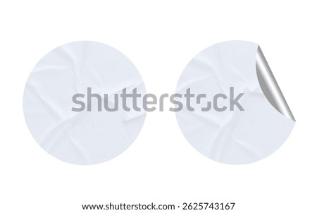 Blank Texture For Sticker Mockup