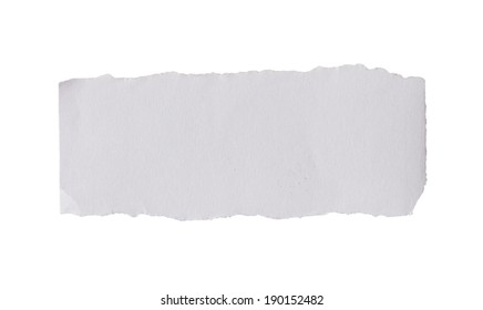 Blank torn paper