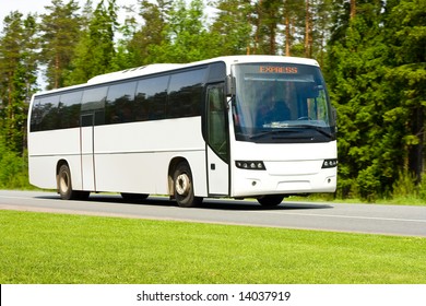 Blank Tour Bus -  Of 