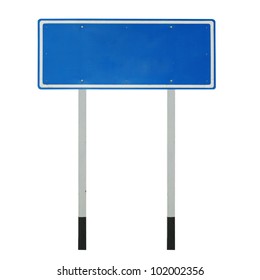 Blank Traffic Sign