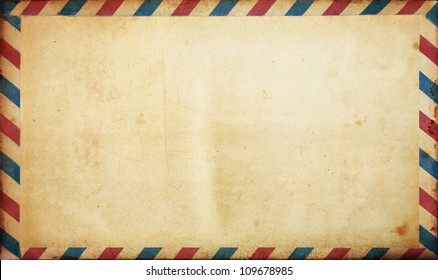 Blank vintage postcard