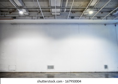 Blank Wall At A Gallery - Nice Background With Space For Text