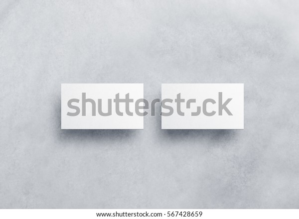 Download Blank White Business Card Mockups Isolated Business Finance Stock Image 567428659 PSD Mockup Templates