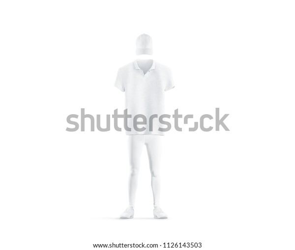 Blank White Classic Uniform Design Mock Stock Photo 1126143503 | Shutterstock