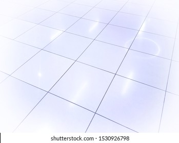 Blank white floor inside building background - Shutterstock ID 1530926798