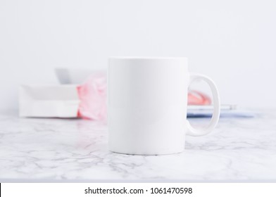 Blank White Mug Mockup