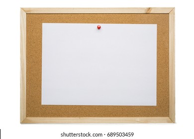 blank notice board