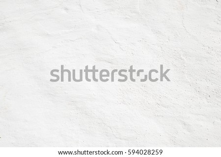 Blank White painted rough structured wall for background or texture