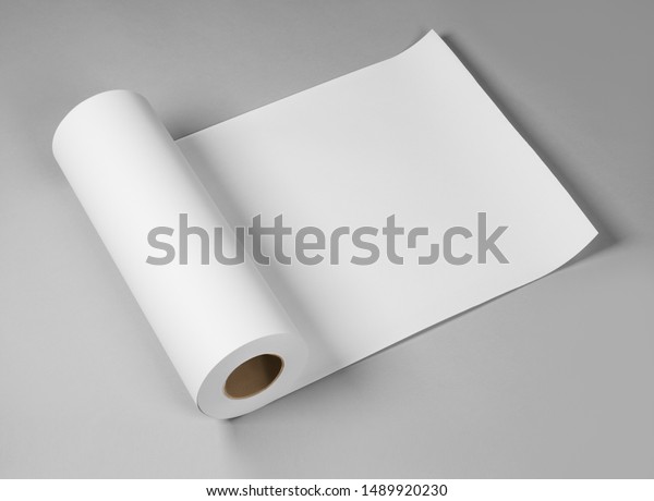 gray wrapping paper roll