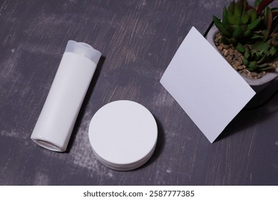 A blank white plastic bottle with a flip-top cap, perfect for showcasing your product or design.