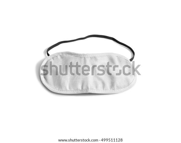 Download Blank White Sleeping Mask Mockup Isolated Stock Photo ...