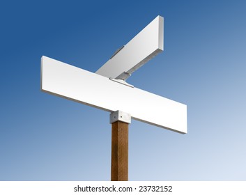Similar Images, Stock Photos & Vectors of blank sign against blue sky
