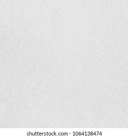 Blank White Watercolour Paper Texture Or Background. Top View. Flat Lay.