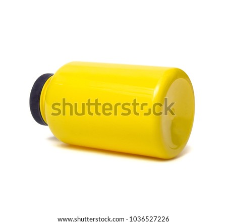 Download Blank Yellow Bottle Sports Nutrition Isolated Stock Photo Edit Now 1036527226 Shutterstock Yellowimages Mockups