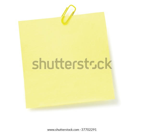 Blank Yellow Todo List Sticky Note Stock Photo (Edit Now) 37702291