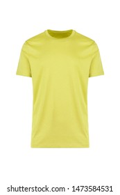 Blank Yellow Tshirt Front View Isolated Stock Photo 1473584531 ...