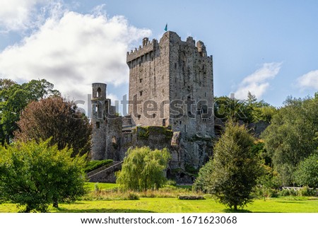 The Blarney Castle fortress in Ireland