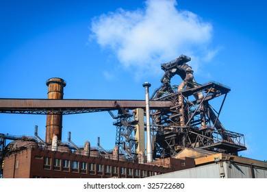 Blast Furnace Plant In Steel Industry, UK