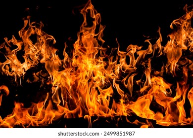 Blaze fire flame texture background. Fire sparks background. Abstract fire flame texture for banner background. Fire flame with copy space for advertising