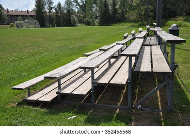 Bleacher In The Field