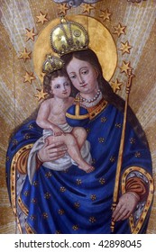Blessed Virgin Mary with baby Jesus
