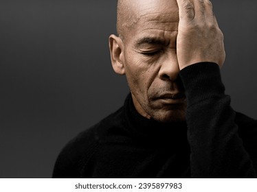 blind man having difficulty seeing with people stock image stock photo