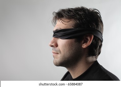 Blindfolded Man