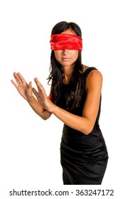 Blindfolded Woman