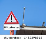 "blitzableiter" german danger road sign