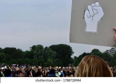 BLM Protest In Bijlmer Amsterdam