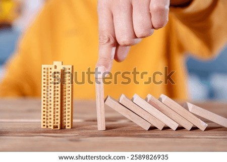 Block blocks from falling into the building model