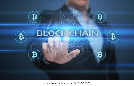 Block Chain Business Internet Network Concept. Ledger Technology .