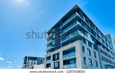 A block of luxury apartments in Sydney Australia.
