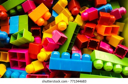 block puzzle plastic toy for kid background