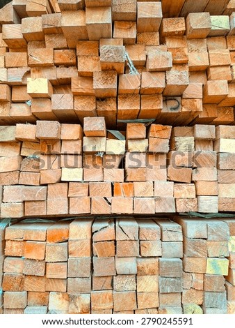 Block of square woods in stack 