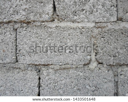 block wall. Old concrete block wall background and texture