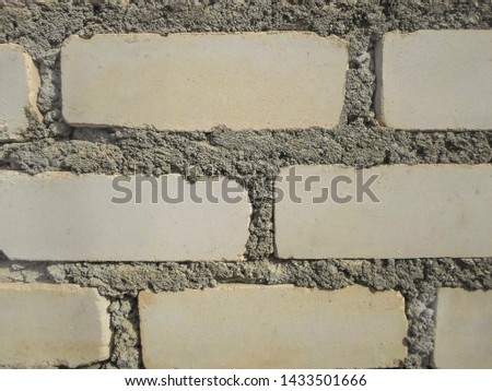 block wall. Old concrete block wall background and texture