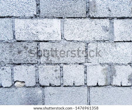 block wall. Old concrete block wall background and texture