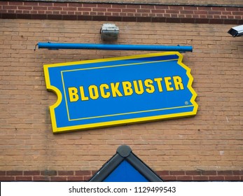 Blockbuster Sign On Wall