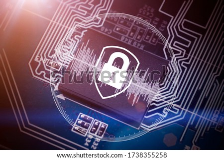 Blockchain and Classification of data That helps to be more transparent and valuable scrutiny. Technology that brings safety and reliability concept. Padlock icon and internet technology networking